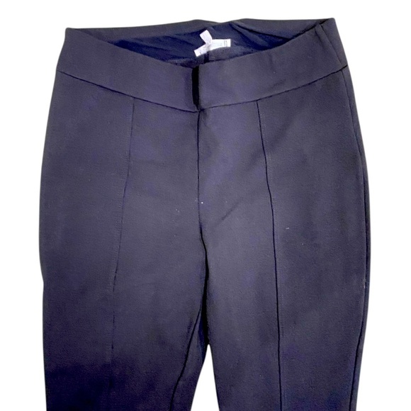 Steve Madden black pull on pants split leg high waisted seamed pants size medium - Picture 4 of 6